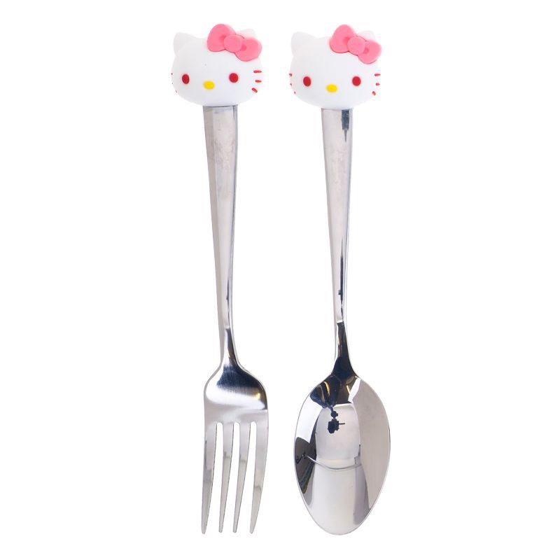 Hello Kitty 餐具連收納袋（9-7807-1）