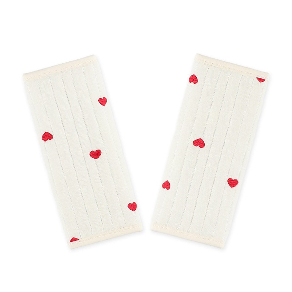 🇯🇵預訂 日本直送🇯🇵紅心刺繡絎縫孭帶咬巾肩巾