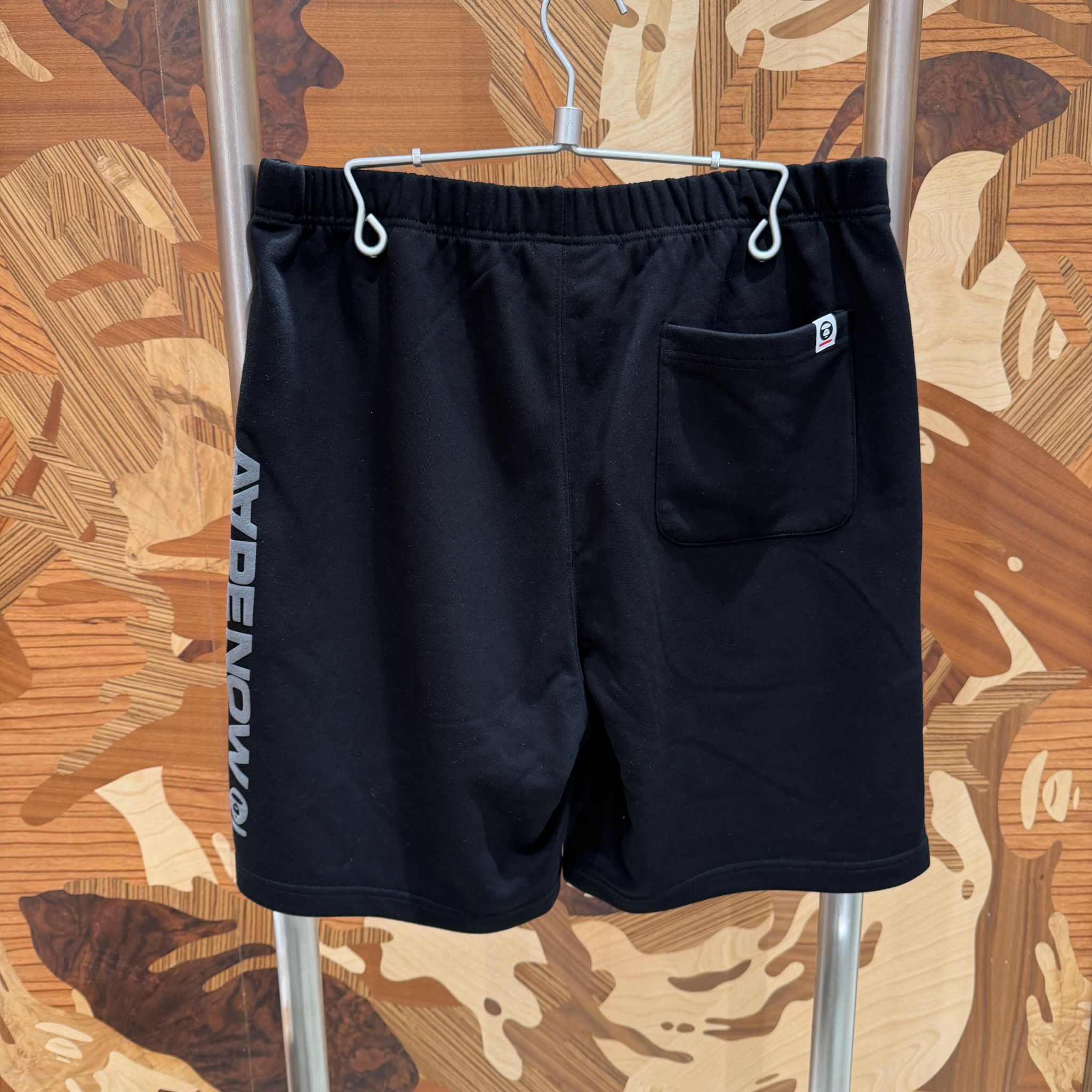 AAPE AAPENOW moonface sweat shorts (C685)