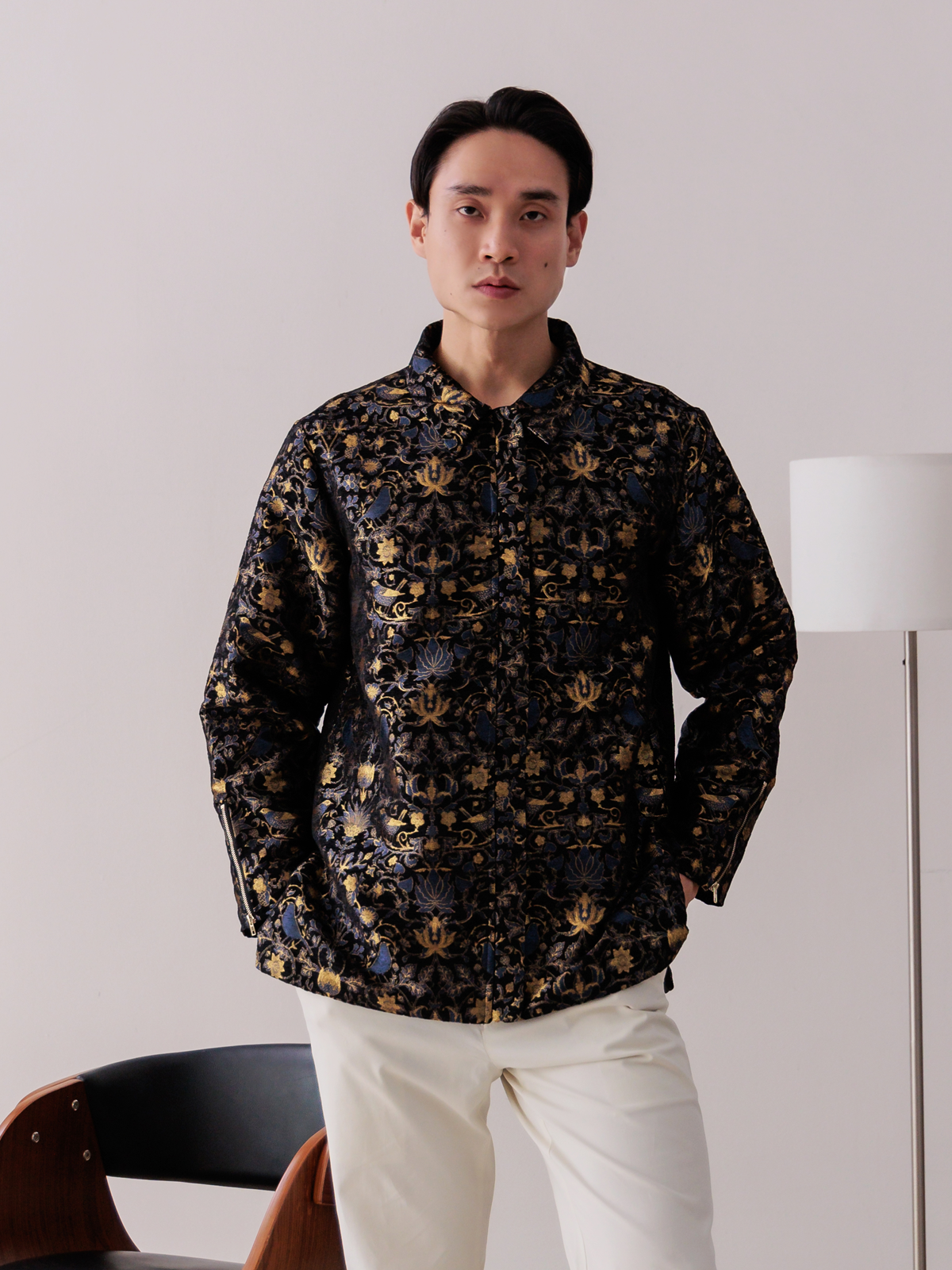 【Pre- Order】Cinematic Gold Grunge Shirt  鎏金韶华 M255