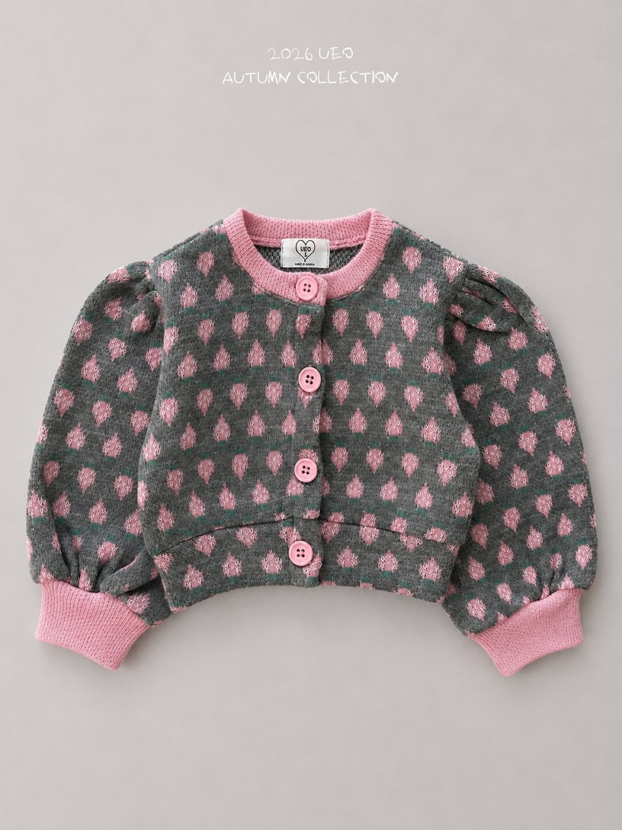 Girls | Mini Berry Cardigan