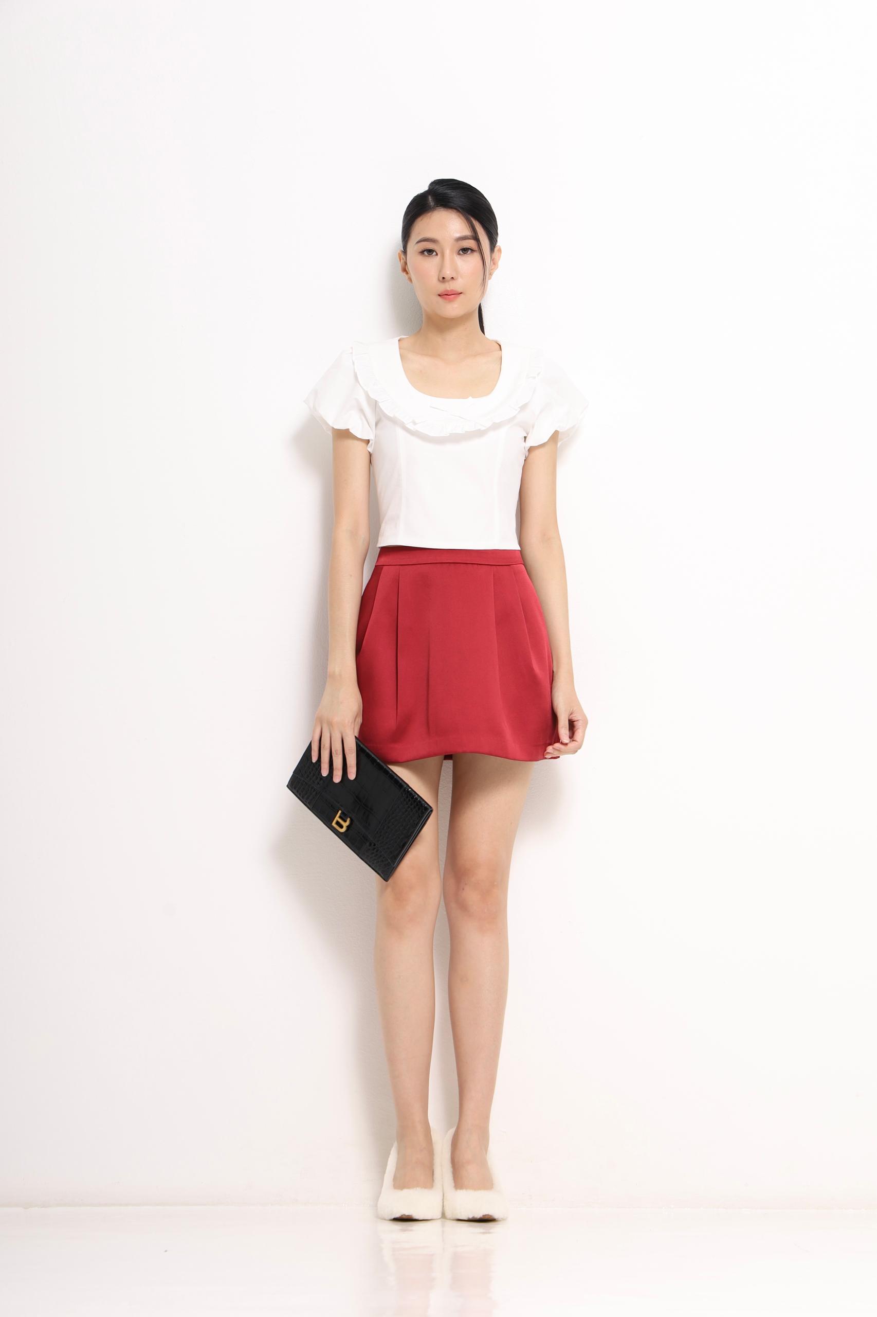 CS1435 Classic A-Line Mini Skirt