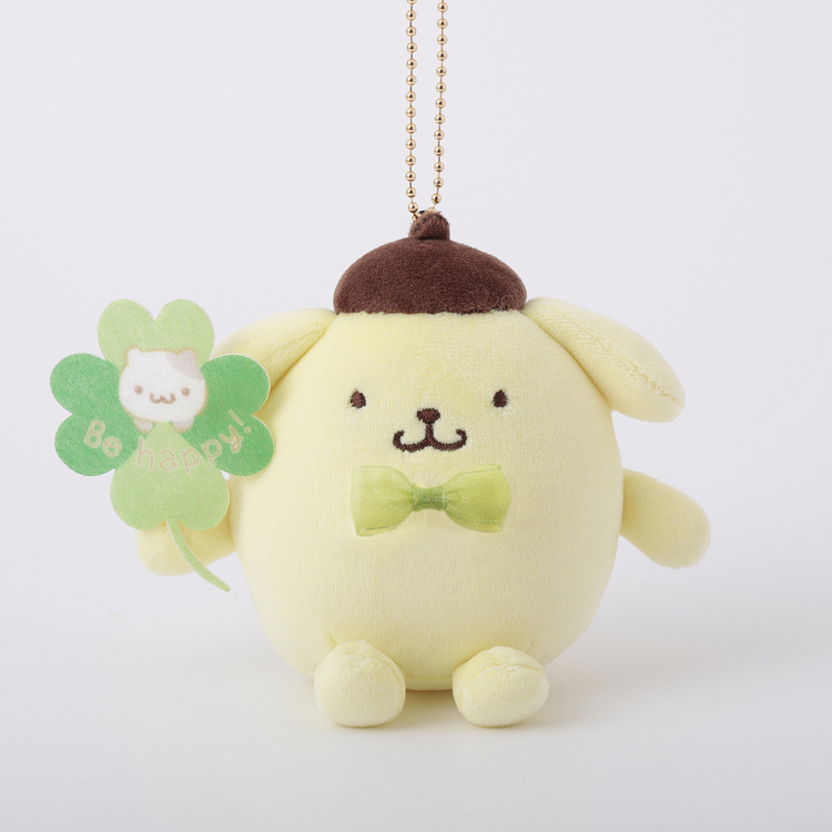 🎀【預訂】Pompompurin 溫馨野餐系列公仔掛飾 - 四葉草