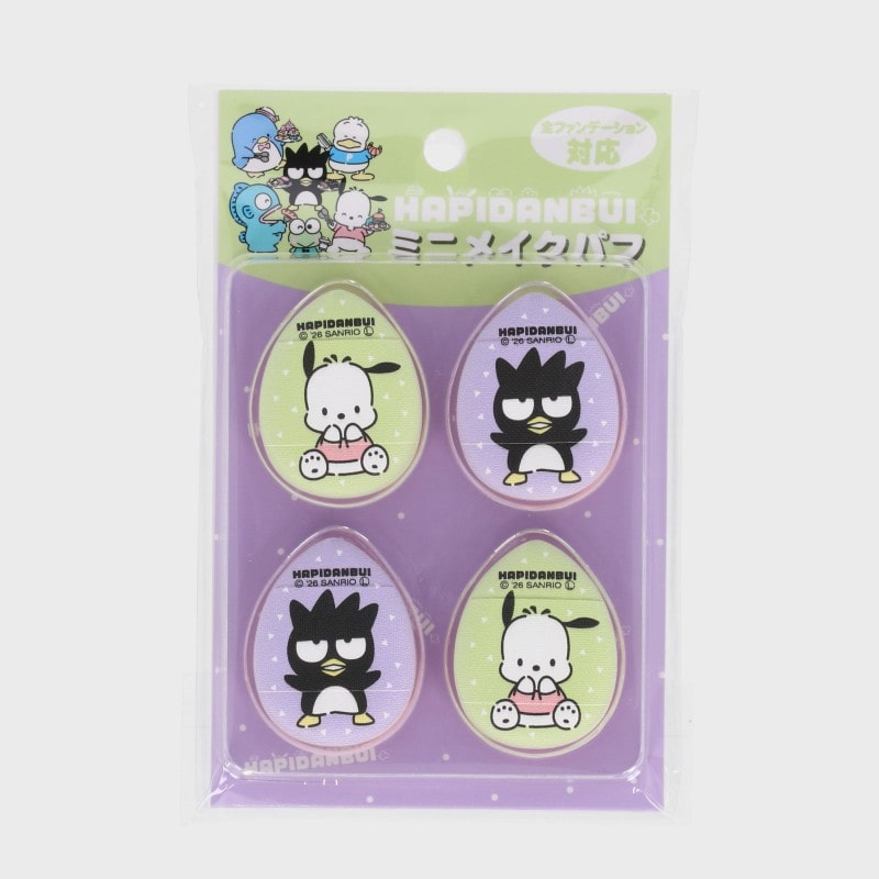 <日本現場訂貨🆕>Sanrio 迷你化妝粉撲4件裝