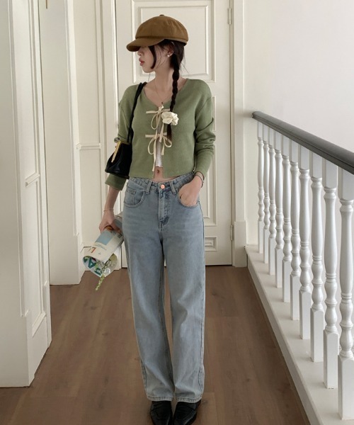 double ribbon 綁帶短外套