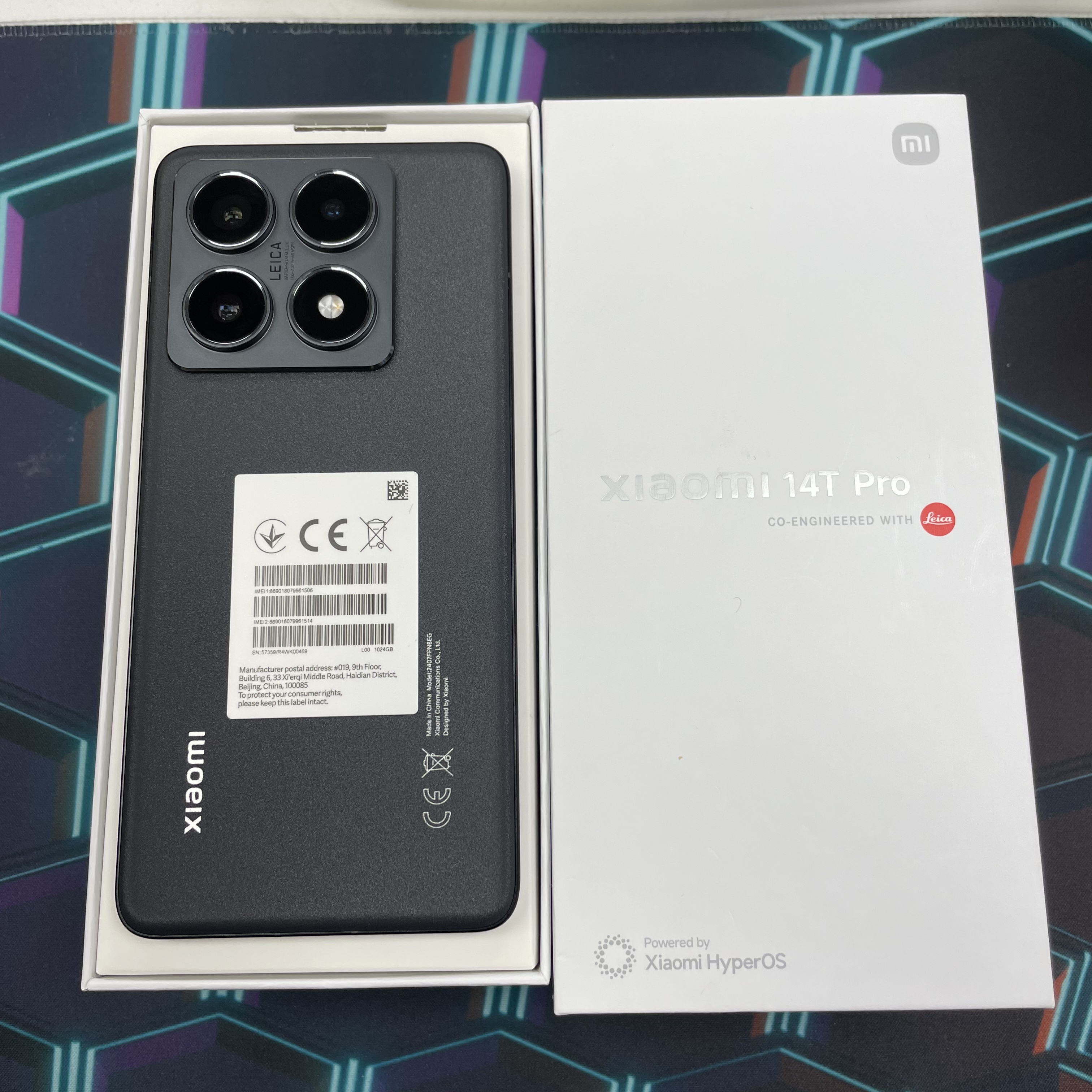 *6129 XiaoMi 14T Pro 完美機 12(+20gb)+1Tb 黑色 black