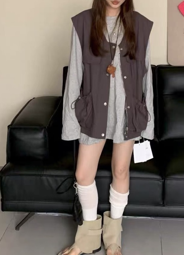 立體袋工裝馬甲