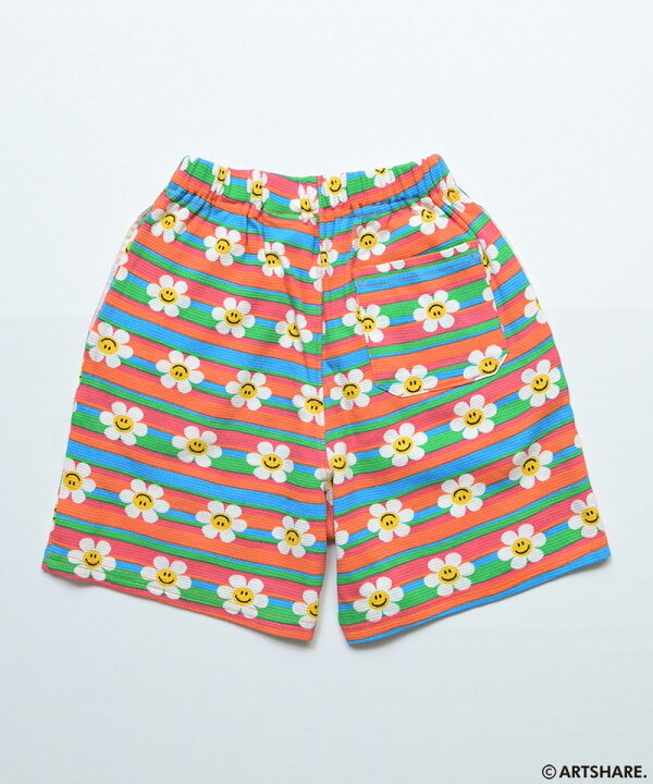 🇯🇵預訂 日本直送🇯🇵Markey’s x Wiggle Wiggle四色圖案滿印華夫格短褲