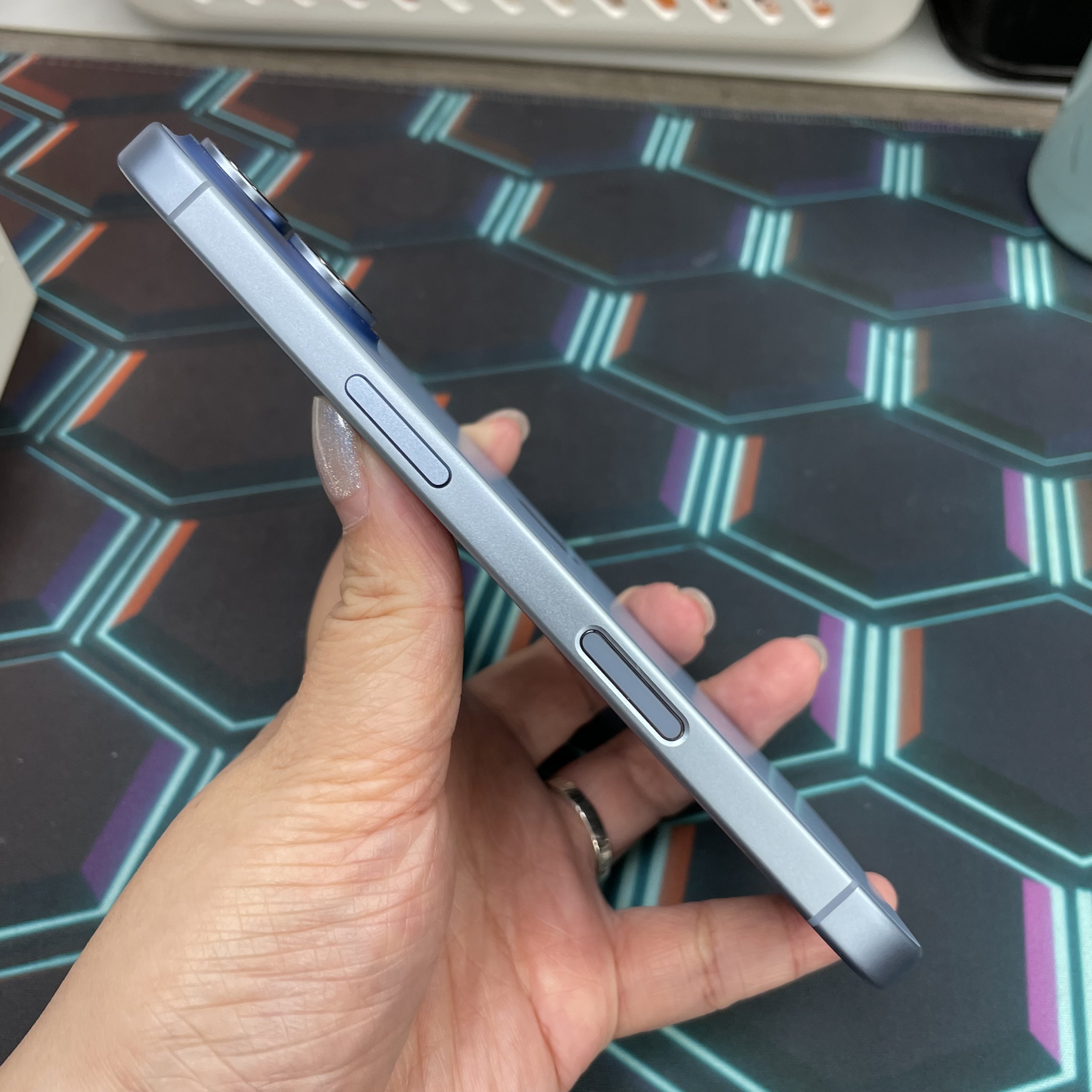*7123 17 未使用品 256GB 電100 藍色 blue