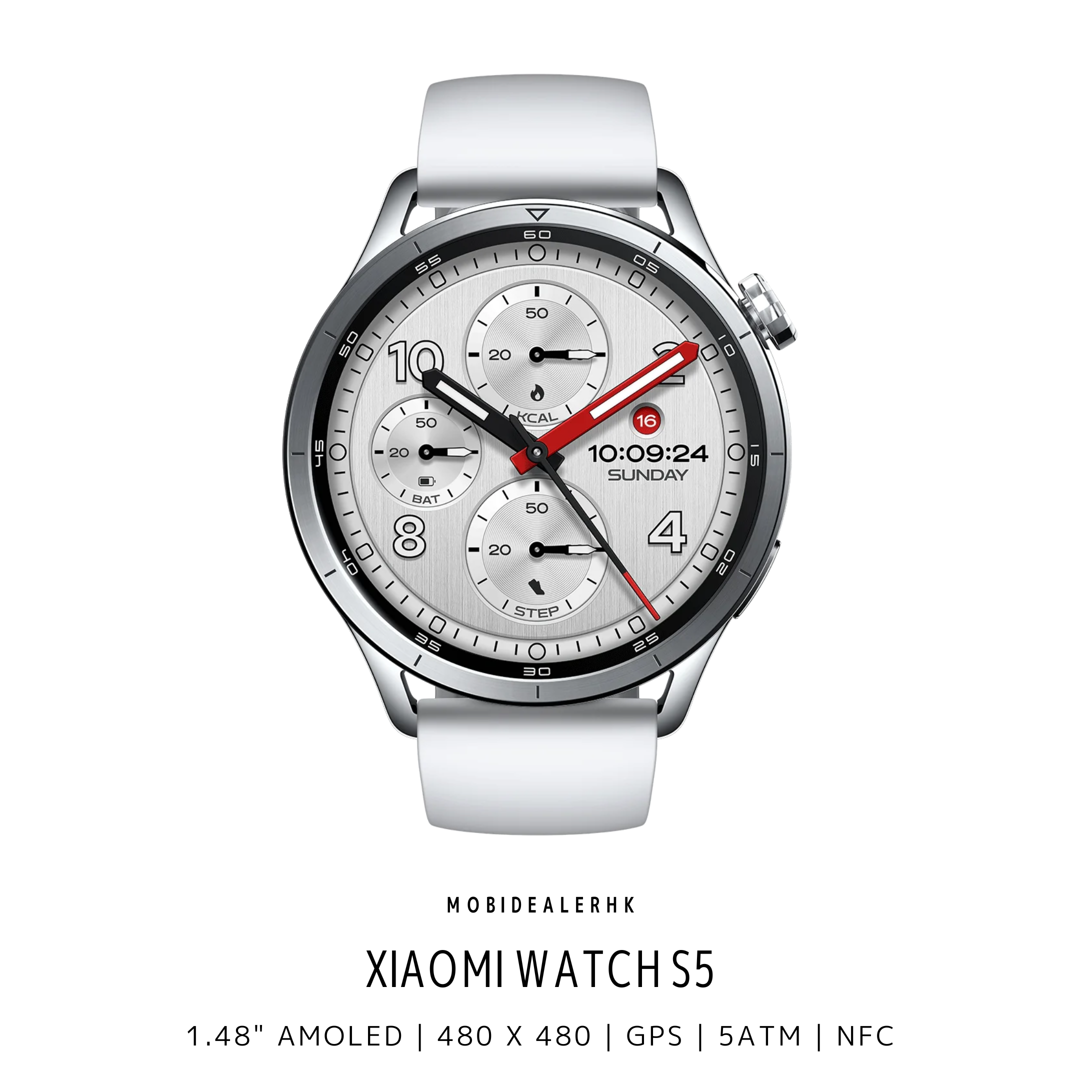Xiaomi Watch S5 | 小米 Watch S5 | 智能手錶 | 1.48" | AMOLED | 815mAh | GNSS | 5ATM