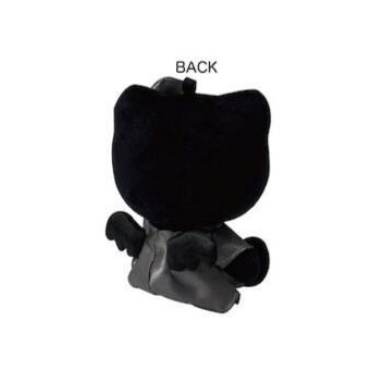 現貨｜Sanrio Hello Kitty 黑天使系列 日版 吊飾 毛公仔 連心形扣 挂件 (KT01-21)