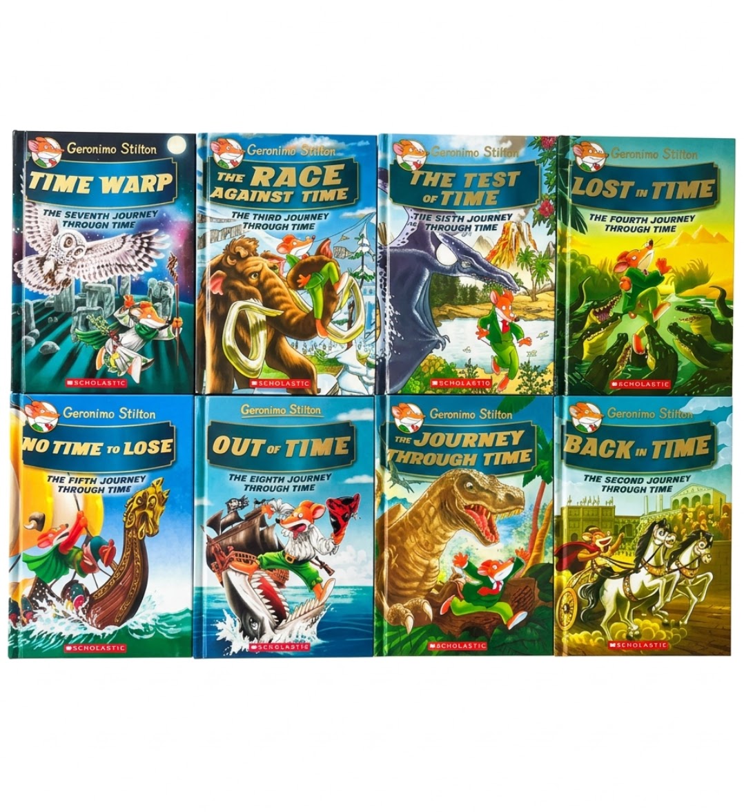 Geronimo Stilton Journey Through Time 8 books 老鼠記者時空穿梭世界8冊    S66
