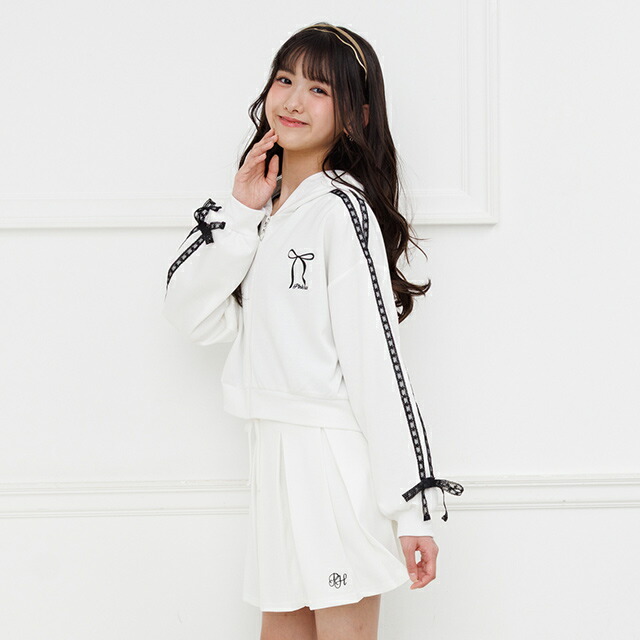 🆕【⭐訂購⭐】 🇯🇵日本直送🌀PINKHUNT 少女 蕾絲 刺繡 短身 連帽外套［3款選］🌀[ELCA-0042][260313]