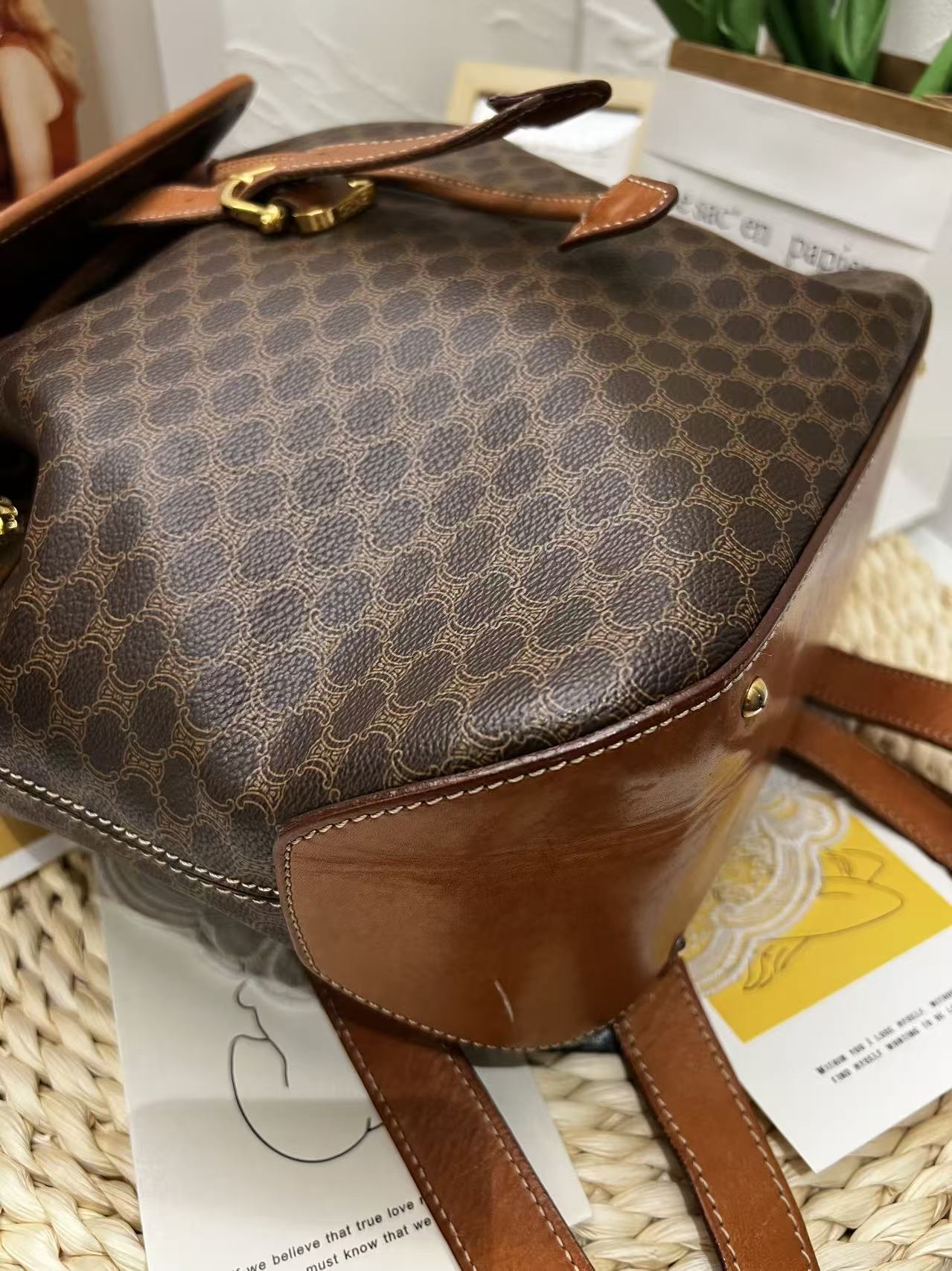 Celine Vintage Macadam Backpack