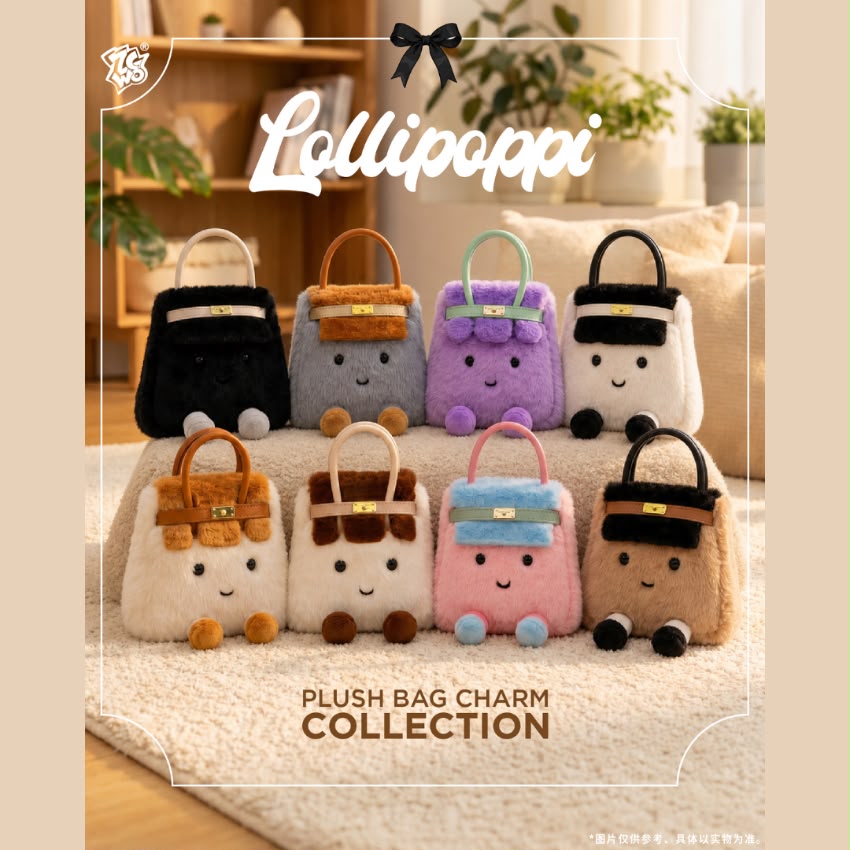  【預訂】Lollipoppi 毛絨包包掛件盲盒