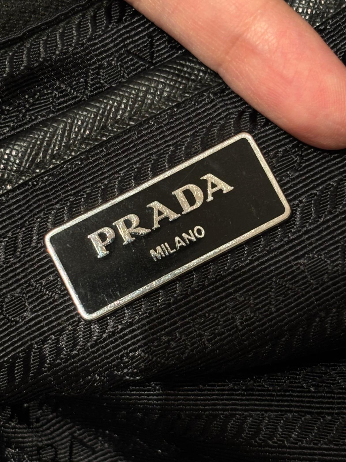 Prada Nylon Backpack Black 100%Authentic, 99%New ✅Dust bag