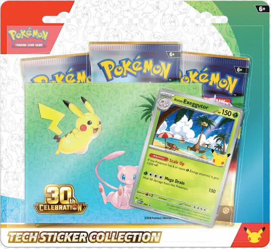 Pokemon TCG 美版 30th Celebration 3 Blister Pack