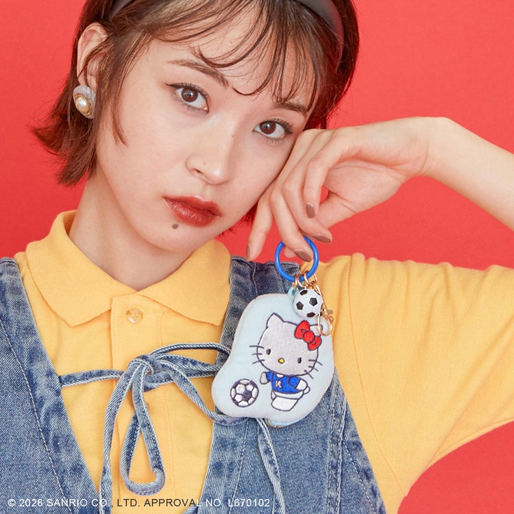 日本預訂📍日本Hello Kitty x Accommode可愛系列 - 運動圖案連扣袋仔 25/6日本開售