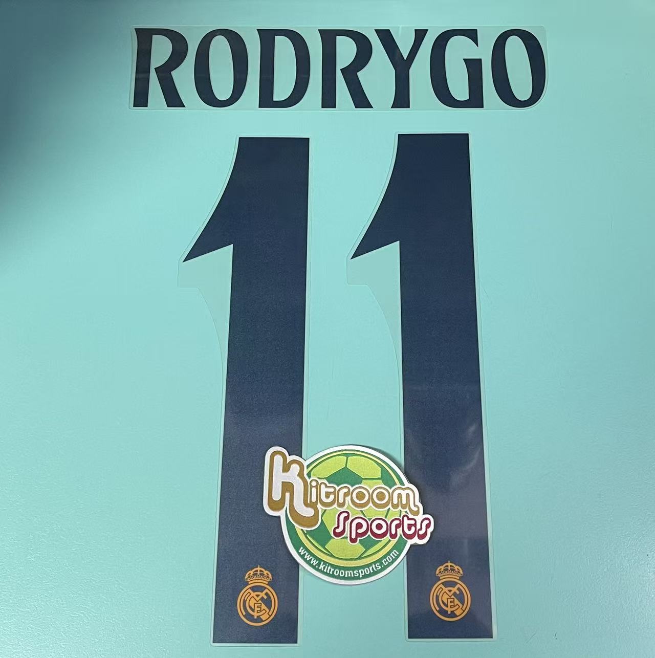 2024-25 Real Madrid Away Nameset #11 RODRYGO