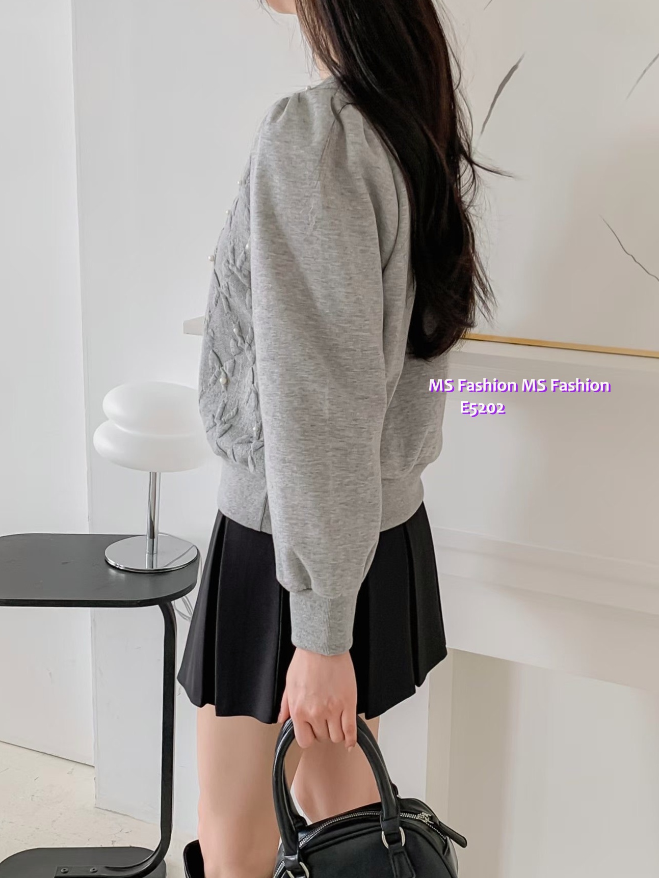 E5202 立體蝴蝶結top