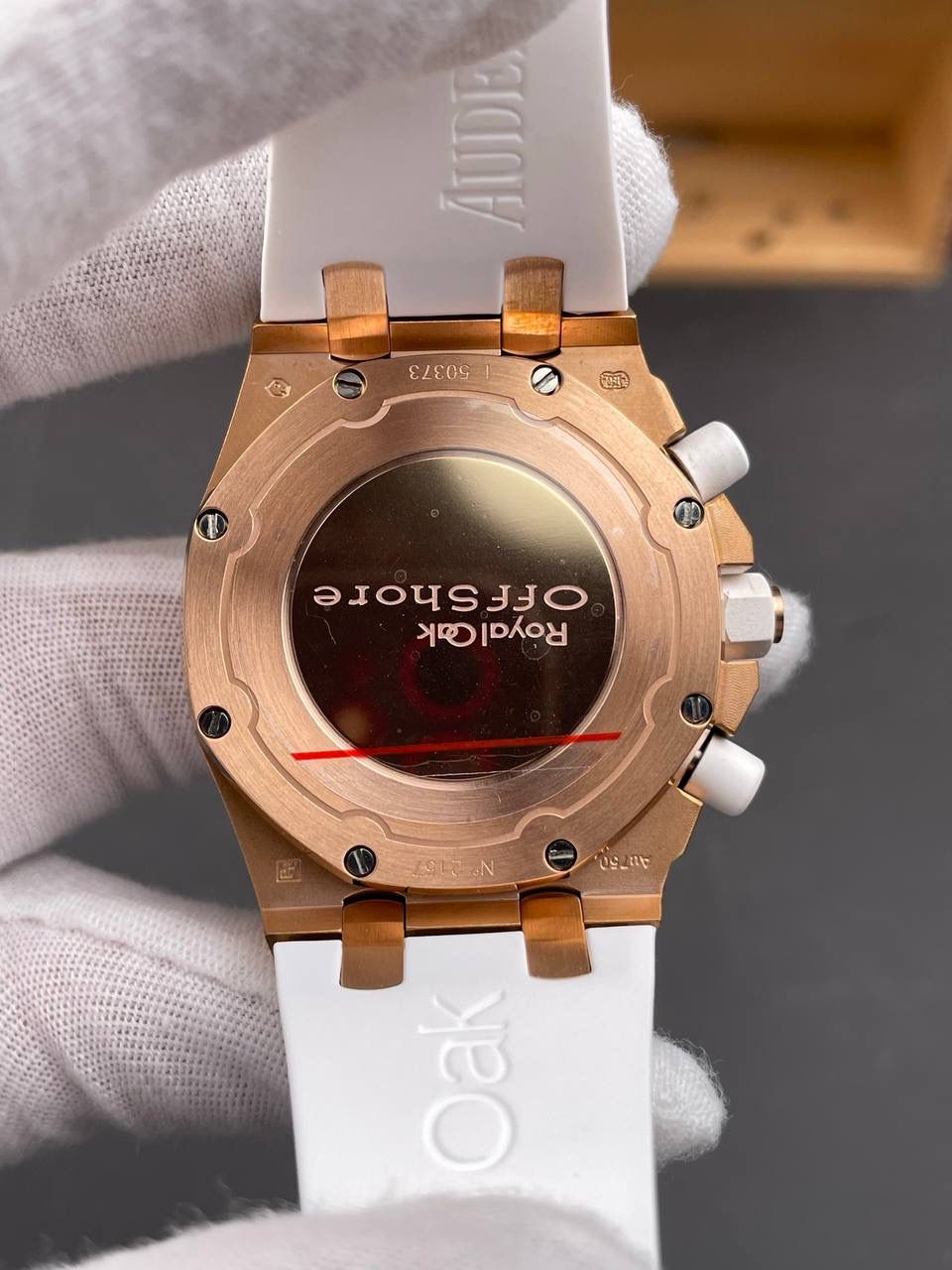 🚀皇家橡树26048 玫金白盘贝母眼睛/37mm/7750机💯