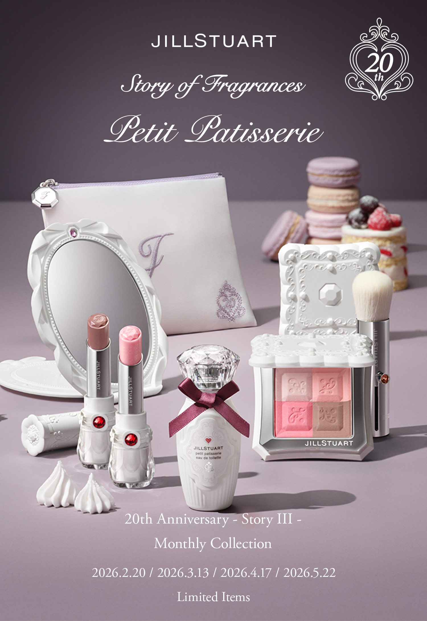  🎀【預訂】Jill Stuart Petit Patisserie  Compact Mirror II 