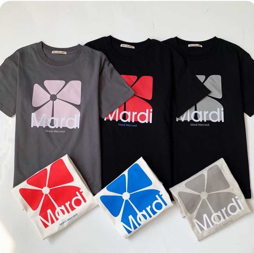 預訂 2026年夏季新品✨Mardi Square Flower短袖Tee [貨號26A324]