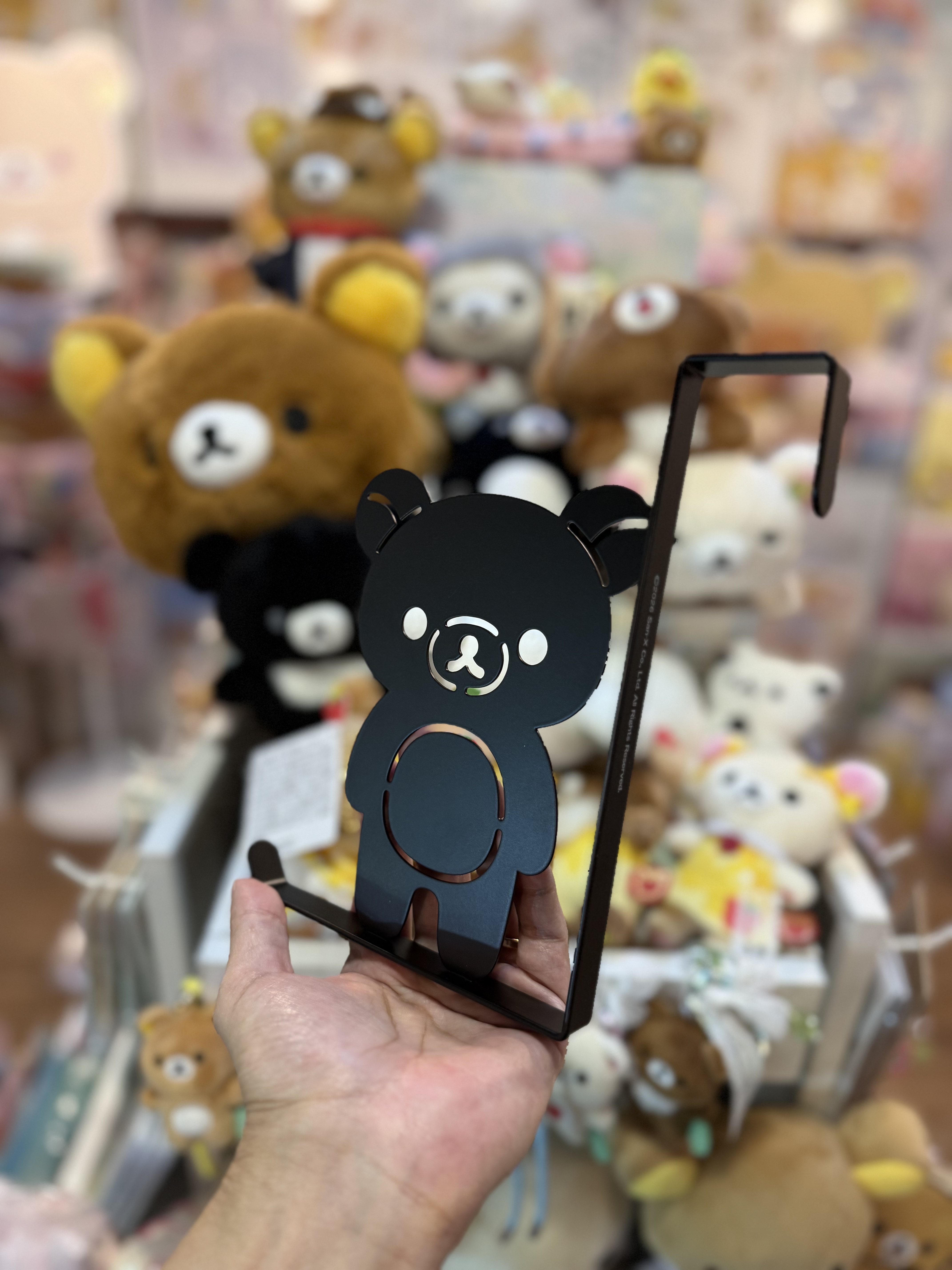《現貨》全新日本Rilakkuma專店限定黑白系列門鈎