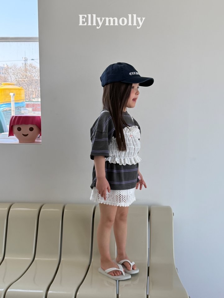 Ellymolly | stripe T( Navy size 19 Adult size)