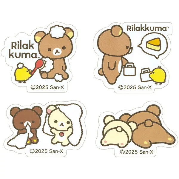 鬆弛熊 BASIC RILAKKUMA 鬆弛熊造型膠布｜20片裝
