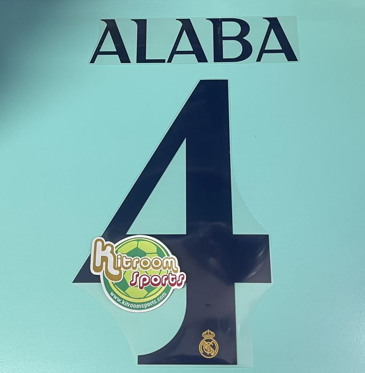2023-24 Real Madrid Home Nameset #4 ALABA