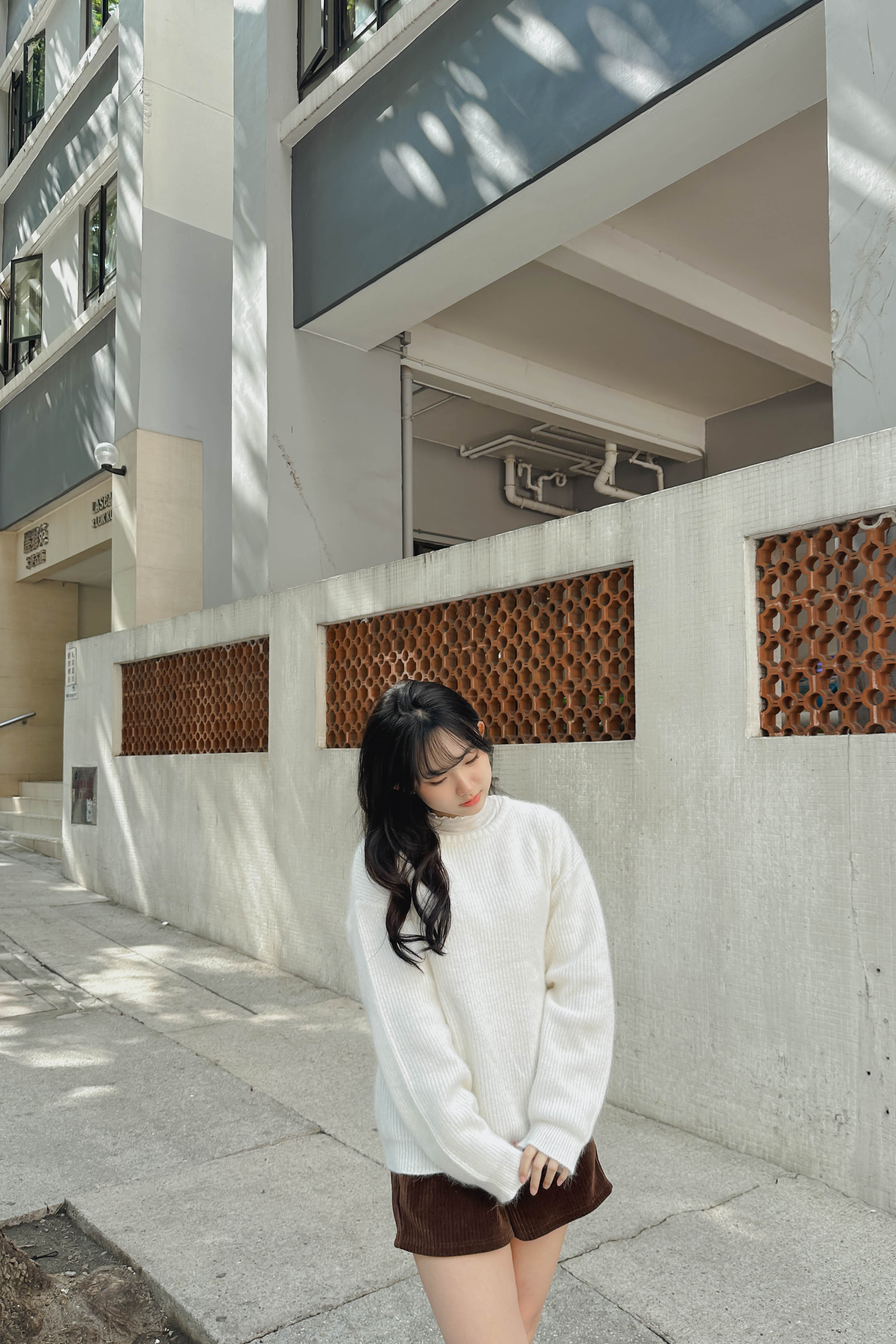 元氣少女圓領針織冷衫 (三色入)