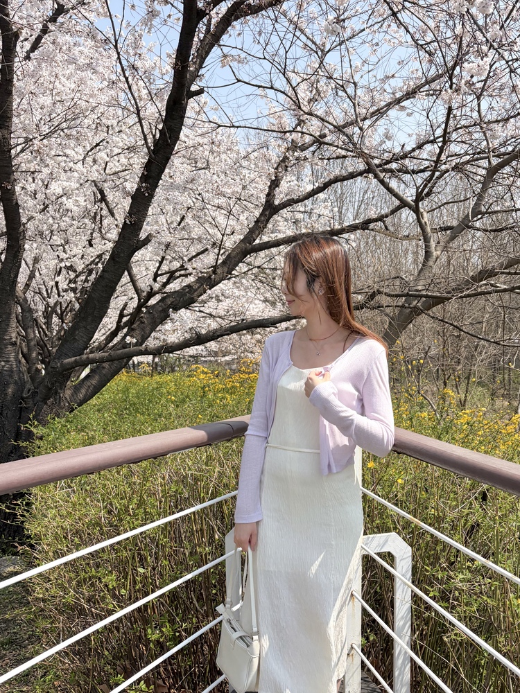 Romance Slim Cami Dress (Ivory)