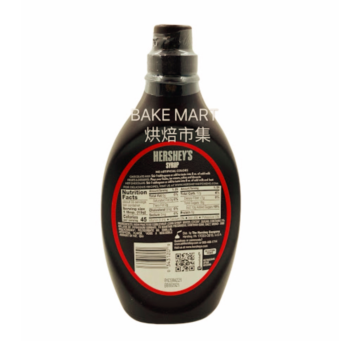 (預購)美國Hershey's 朱古力醬 680克 (24支裝原箱) Hershey's Chocolate Syrup,USA 680g