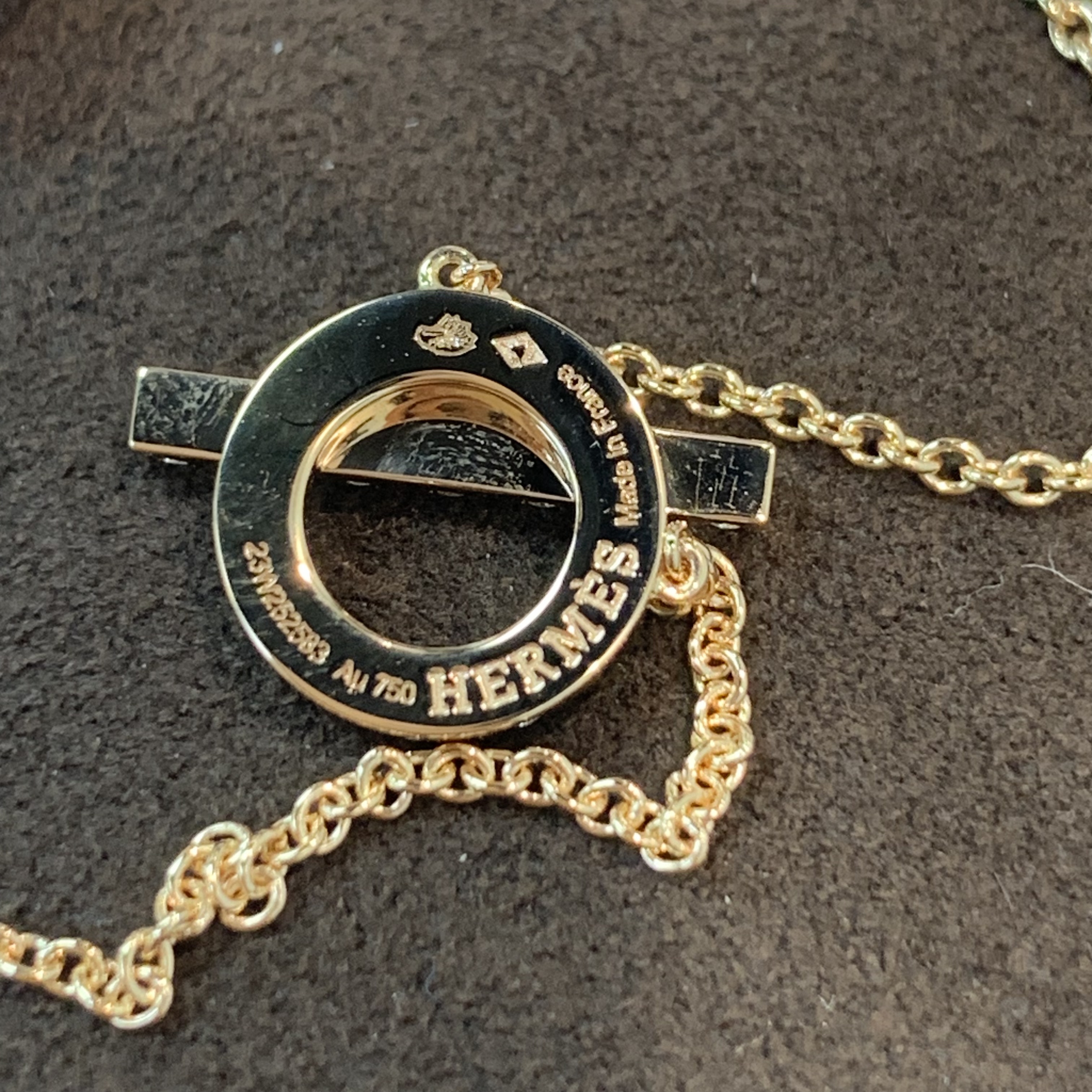 🌟有正單全套齊 Hermes Finesse白金鑲鑽