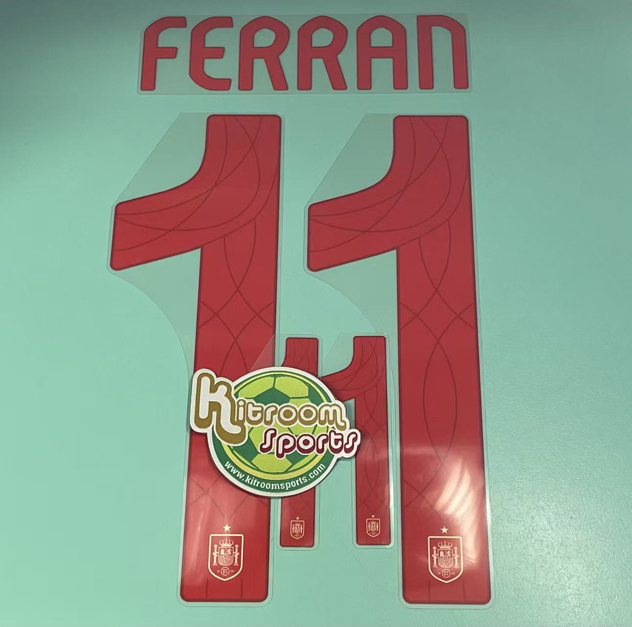 2024 Spain Away Nameset #11 FERRAN
