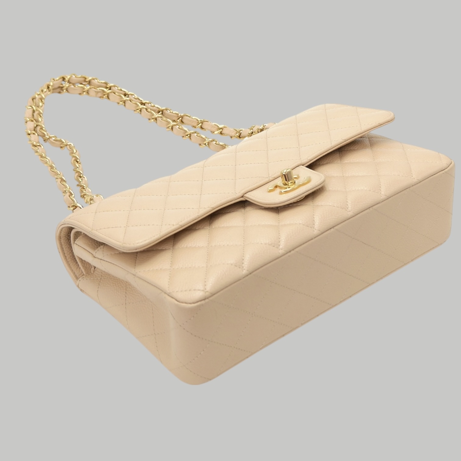 Chanel Caviar CF25金扣