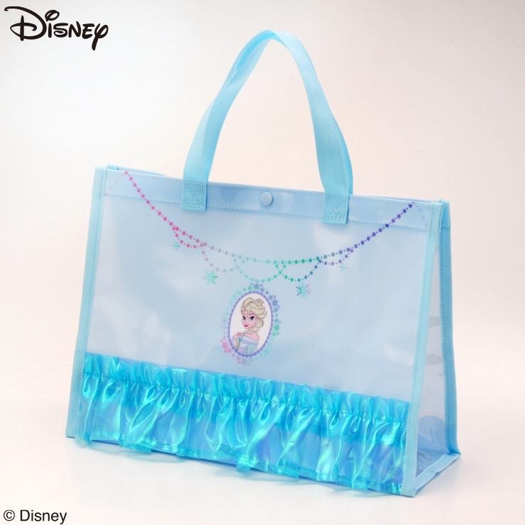 🇯🇵限時預訂 日本直送🇯🇵Elsa頸鏈印花閃亮荷葉邊游泳袋沙灘袋