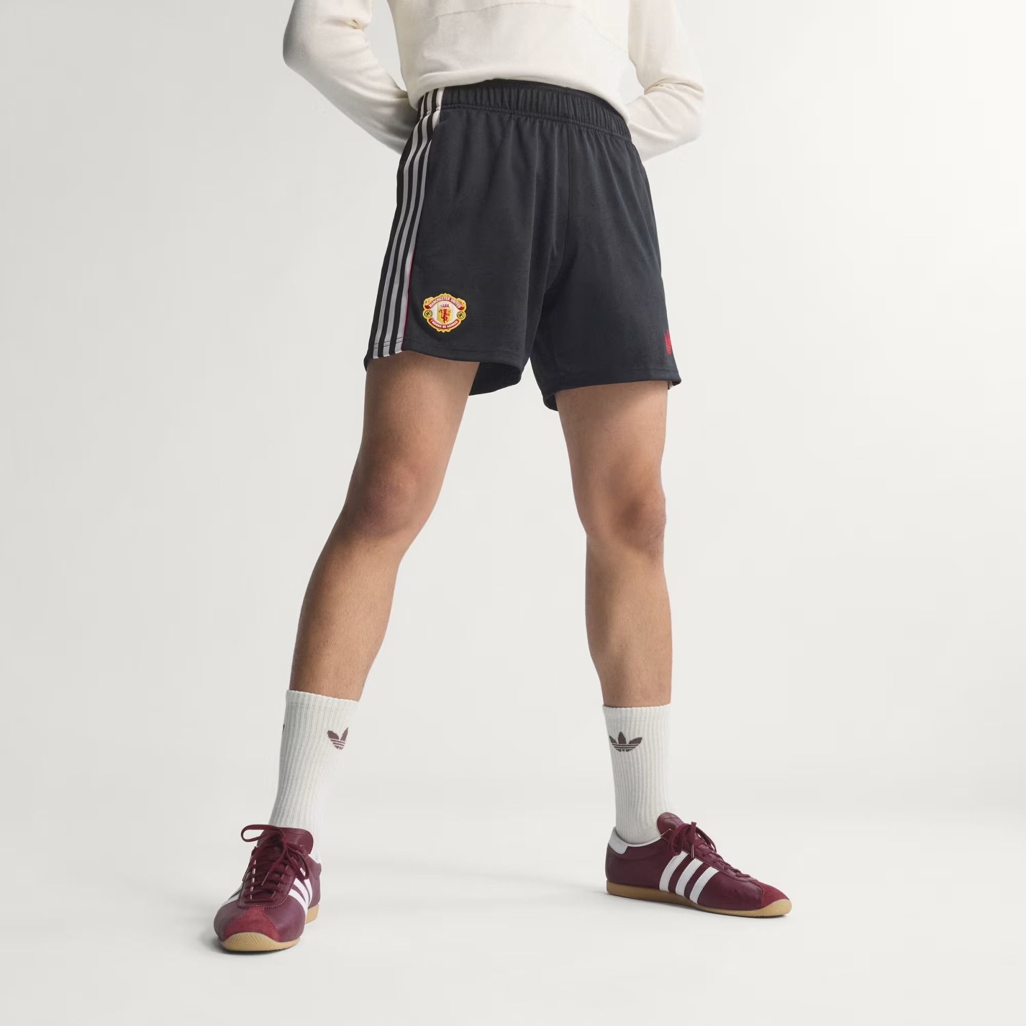 🎶⚽Adidas Manchester United 曼聯 × Stone Roses 黑色短褲 KC4443