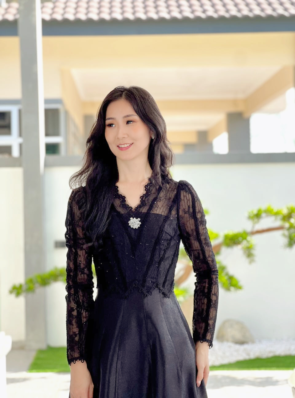 5085 Genevieve Lace Midi Dress 