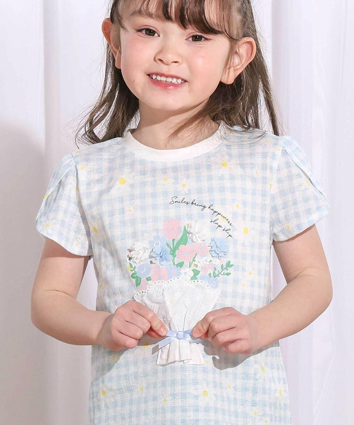 🆕【⭐訂購⭐】  日本直送🌀立體花束剪裁 扇形下擺 泡泡袖 短袖Tee［2款選］🌀[ELDA-0031][260430]