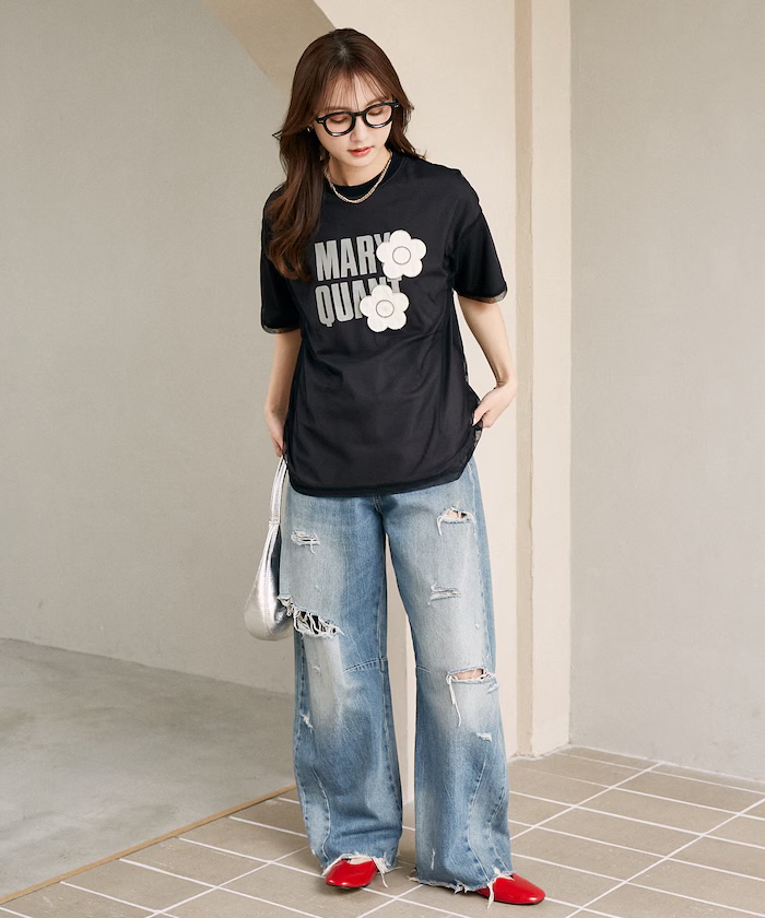 日本Mary Quant紗紗衫