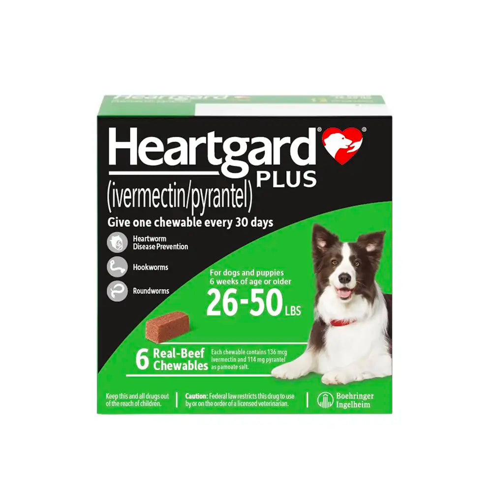 Heartgard Plus 預防心絲蟲咀嚼配方 6粒