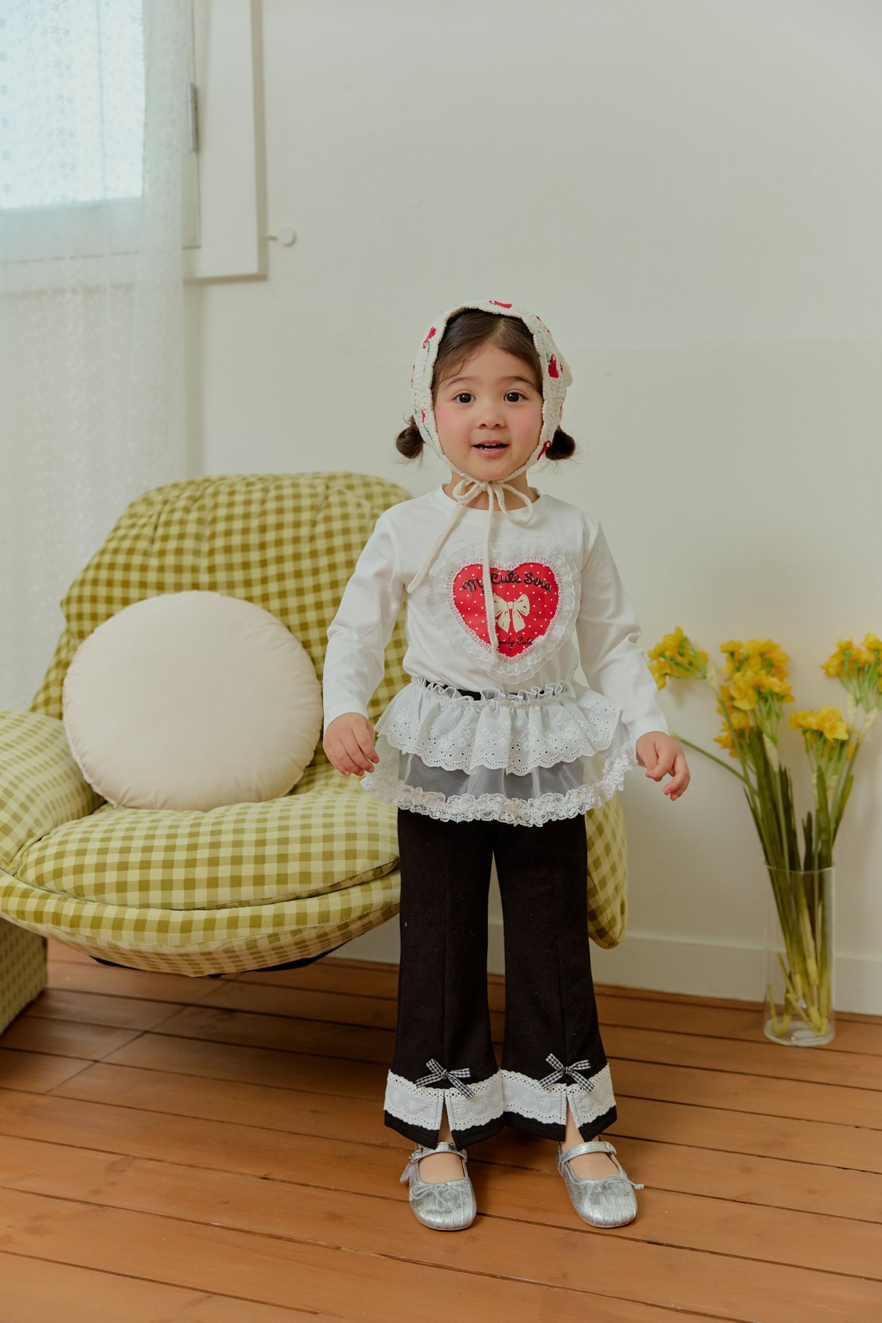 Lace 小開叉長褲