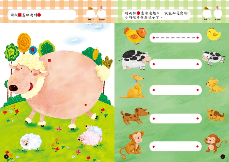 東雨 N次寫練習本：2歲右腦學習（每冊皆附1枝印章學習筆）