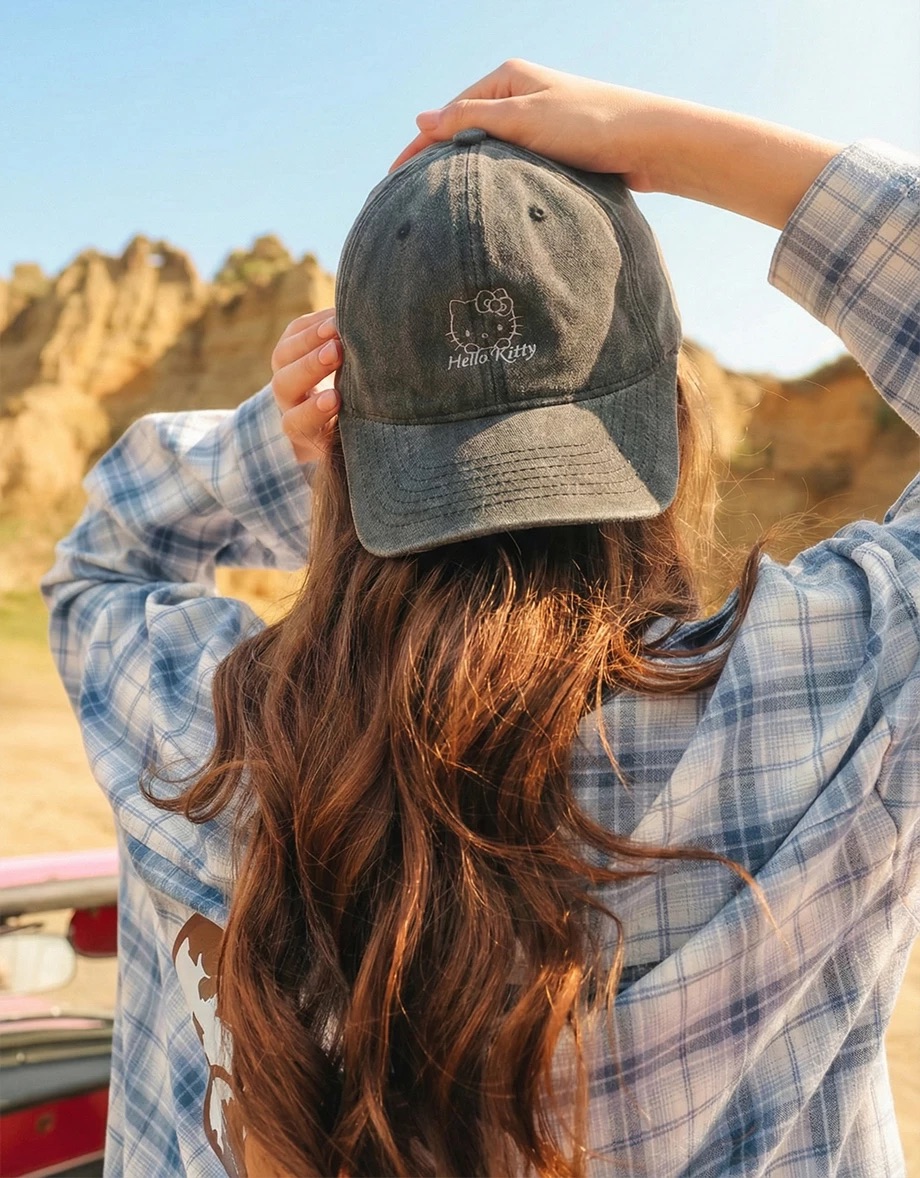 📦訂購 台灣限定 三麗鷗 Sanrio Hello Kitty聯名 刺繡圖案水洗棒球帽