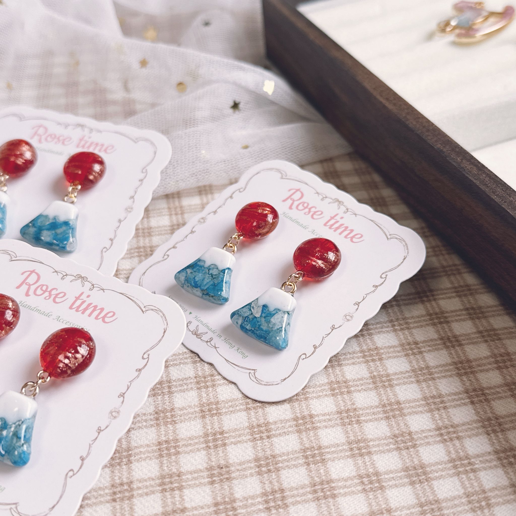 和風 雛菊太陽🌅富士山🛑🔵