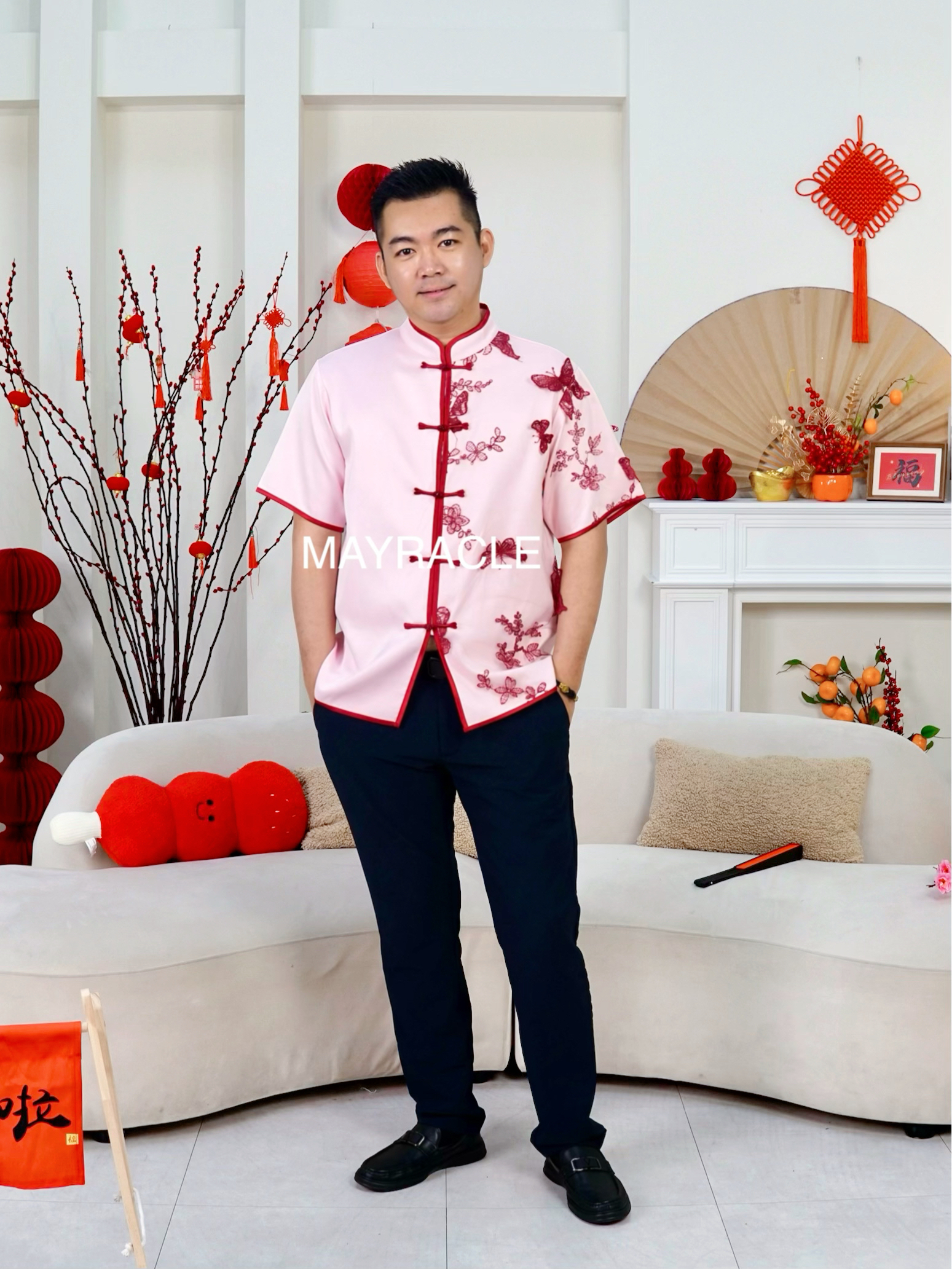 [PRE-ORDER] CNY 2027 Butterfly (蝶) Men Shirt
