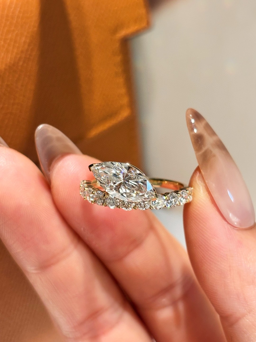 18K Lab Diamond Ring 