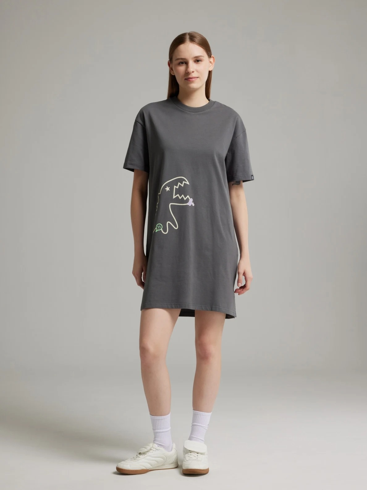 預訂 agnes b. sport b. 女裝Dino恐龍短袖連身裙 [貨號26A382]